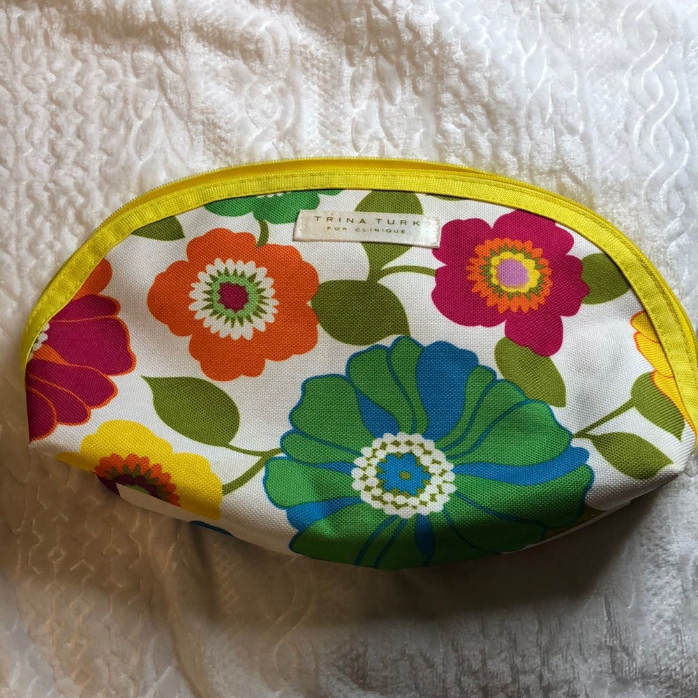 Trina Turk Clinique cosmetic bag makeup bag